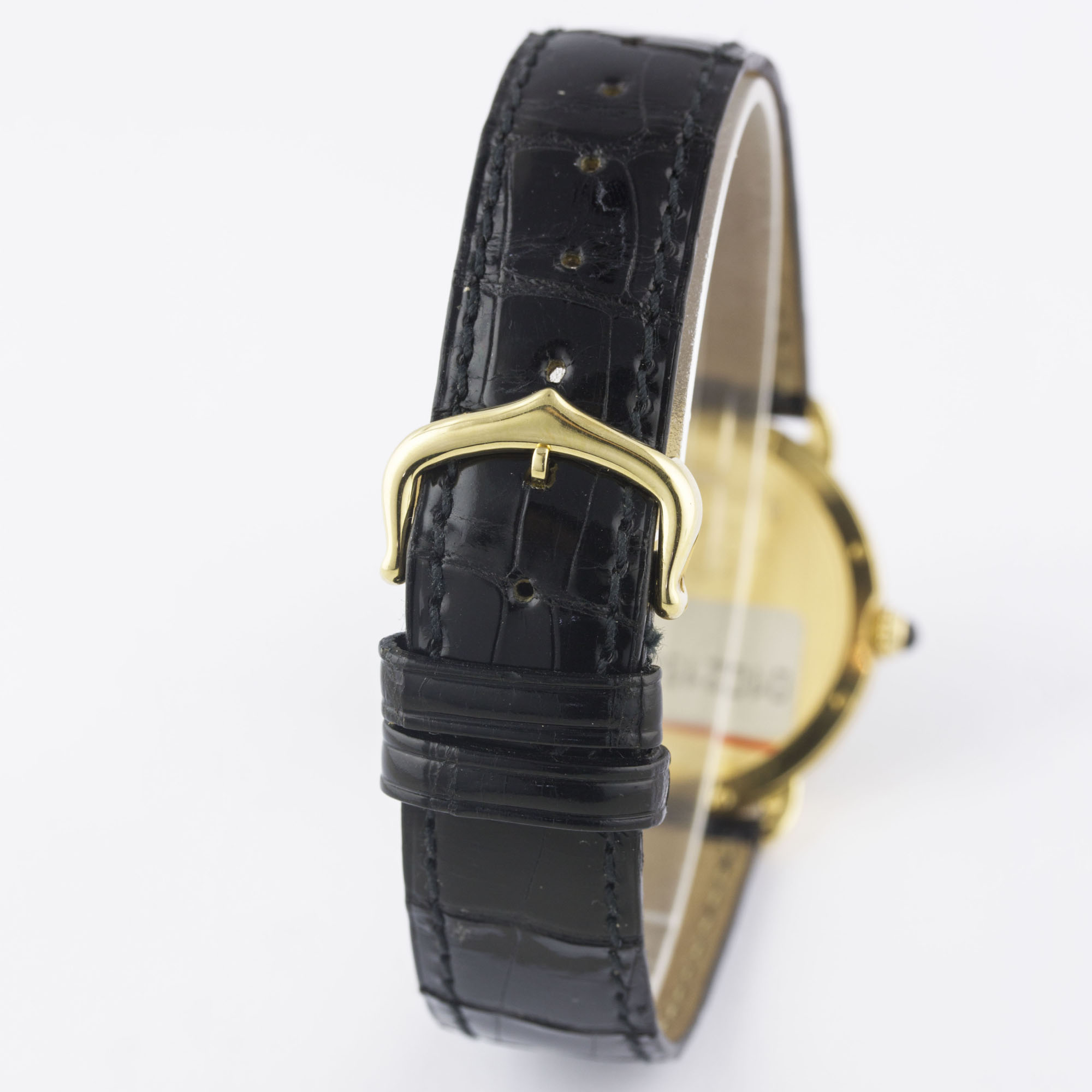 A GENTLEMAN'S 18K SOLID GOLD CARTIER RONDE LOUIS MECANIQUE WRIST WATCH CIRCA 2000, REF. 0900 1 - Image 6 of 10