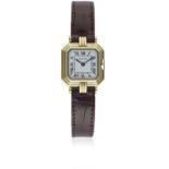 A LADIES THREE COLOUR 18K SOLID GOLD CARTIER PARIS CEINTURE WRIST WATCH CIRCA 1990 Movement: Quartz,