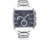 A GENTLEMAN'S STAINLESS STEEL TAG HEUER MONACO LS AUTOMATIC CHRONOGRAPH BRACELET WATCH CIRCA 2010,