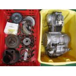 100cc Speedway motorcycle engine built by Alan Jones Products,