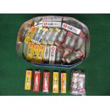 Quantity of NGK, AC, Unipart and Champion spark plugs, believed to be for Renault Turbo, Audi,