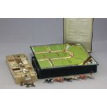 Vintage Steeplechase game and small amount of painted lead soldiers