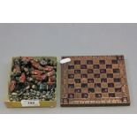 Two miniature chess sets