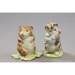 Two Beswick Beatrix Potter Figures - Timmy Willie and Miss Moppet
