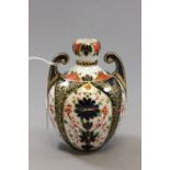 A 19th century Royal Crown Derby Imari pattern vase