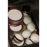 A collection of dinnerware