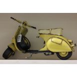 Tin Plate ' Vespa ' Scooter