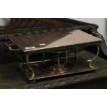 Vintage Copper Warming Tray with Burner