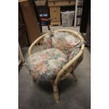 Wicker Tub Child's Chair