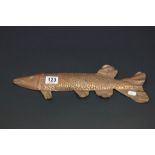 Copper model of a fish