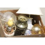 4 vintage lamps