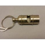 Silver platted Olympic class White Star Line whistle