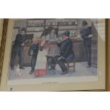 Four signed John Edwards prints including "time gentlemen please"