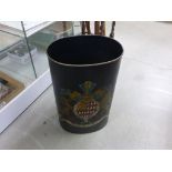 Toleware Stickstand decorated with Family Crest