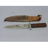 A John Blyde of Sheffield Quintocks works wooden handled daggers