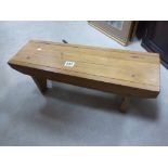 Pine Fireside Stool