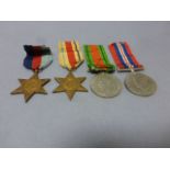 Four ww2 medals