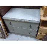 Painted Chest of Two Long Drawers