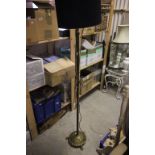 Gilt Brass Standard Lamp