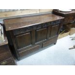 Antique Oak Mule Chest / Coffer