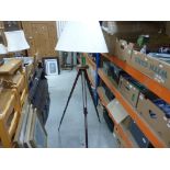 Vintage Folding Tripod Lamp Stand