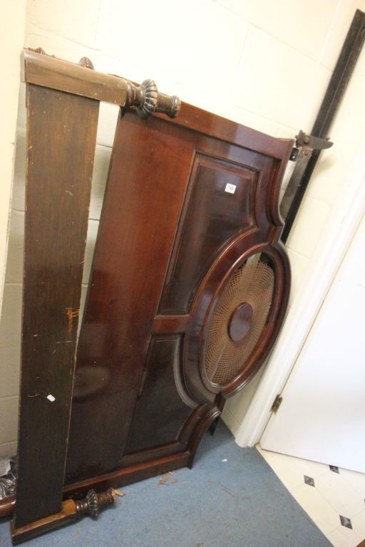 Edwardian Mahogany Double Bedstead