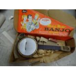 Boxed Selco Meldoy Maker Banjo with inner box display