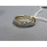 9ct Gold & Diamond ring