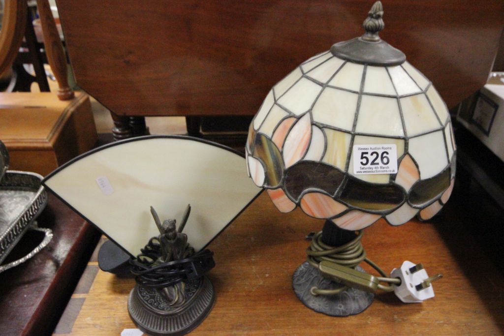 Tiffany Style Table Lamp and a Fairy Table Lamp