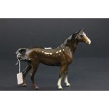 A Beswick model of a brown horse
