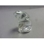 Baccarat Glass ' Rabbit ' Paperweight