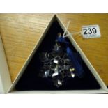 Boxed Swarovski Crystal Christmas ornament 1996 ref A9445NR960001