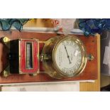 A brass mounted Reliance Tachometer, by Buchanan Bros Ltd