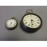 Two silver pocket watchet