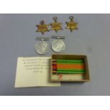 Group of 5 WW2 medals with original box of issue