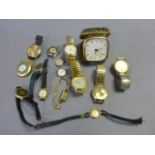 Collection of mixed vintage Gents & Ladies wristwatches