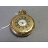 Rolled gold 1/2 Hunter Pocket watch