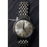 Gents stainless steel Omega Automatic Seamaster watch with sweep second hand and original stainless