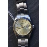 Stainless steel gents Rolex precision with original strap