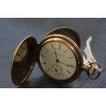 Gold plated Elgin Hunter Pocket watch