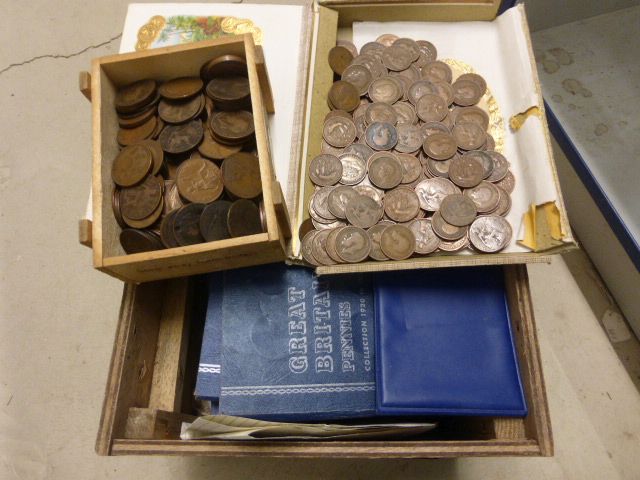 A large collection of U.K and foreign coins