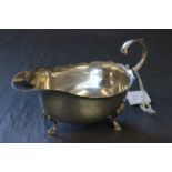 Silver Georgian Style Sauce Boat, Birmingham 1931