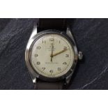 Gents Tudor Oyster Royal wrist watch with stainless steel Rolex case and winding crown