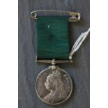 Interesting Victorian silver Volunteer Force long service medal to 4018 B.S.MAJOR R.J. HABBICK 1ST