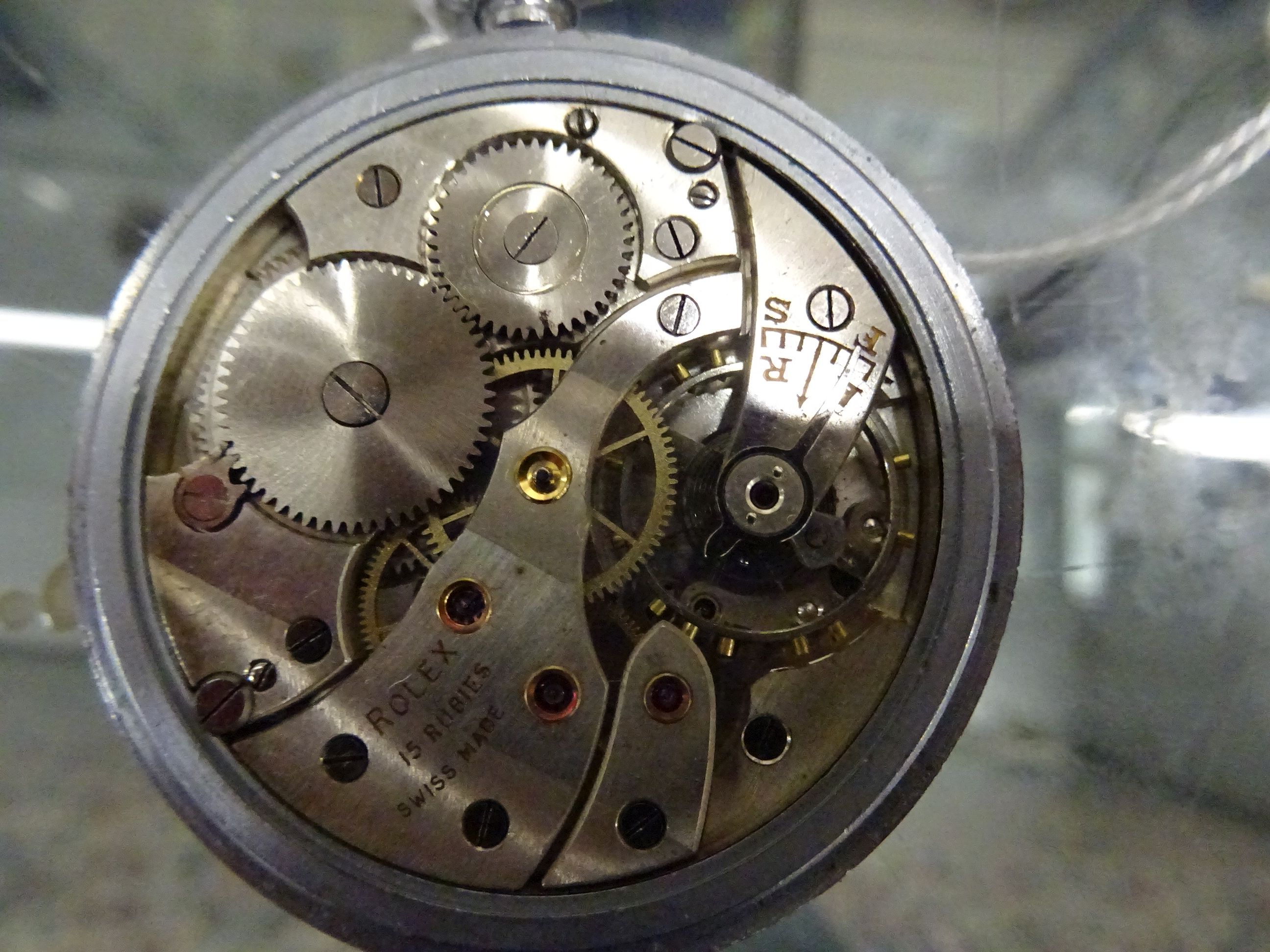 WW2 era Rolex 15 jewel pocket watch marked to the dial "India Rolex" - Image 2 of 4