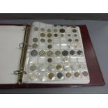 Album of mixed world coins including silver
