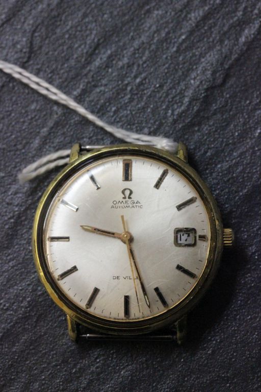 Vintage gents gold plated Omega Automatic De Ville wrist watch