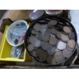 Large amount of mixed U.K and World coins