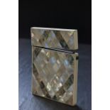 Mother of pearl card case