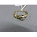 14k Gold & diamond ring